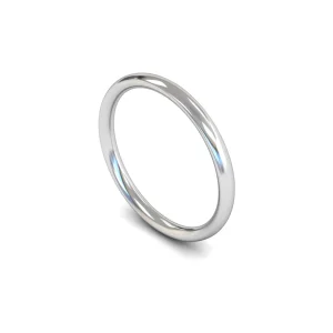 Womens Palladium Traditional Court Wedding Ring