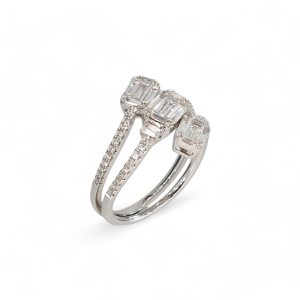 18ct white gold unique design