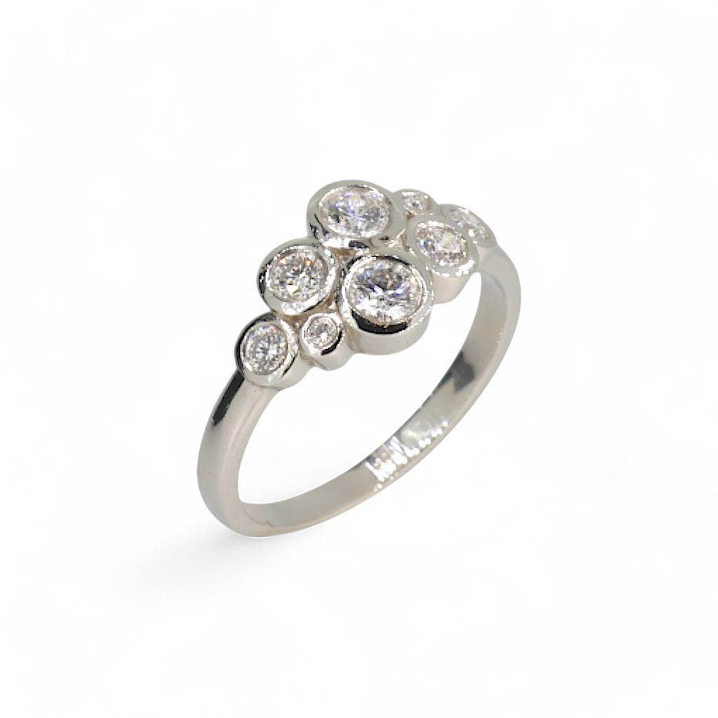 Platinum elegant bubble design