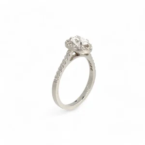 0.6ct Diamond Platinum Ring