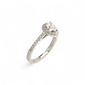 0.4ct Diamond Platinum Ring