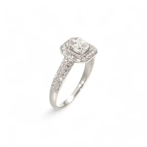 0.4ct Diamond Platinum Ring