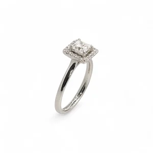 0.71ct Diamond Platinum Ring