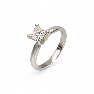 1.01ct Lab Stone Platinum Ring
