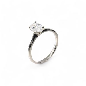 2.01ct Lab Stone Platinum Ring