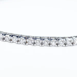 18ct white gold 1.03ct diamond tennis bracelet