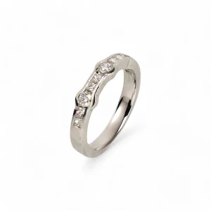 Platinum specially designed diamond band