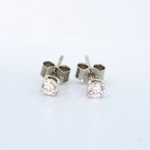 9ct White Gold 0.40ct Lab Grown Studs