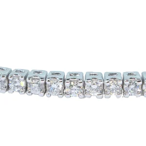 18ct white gold 1.52ct diamond tennis bracelet