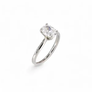 1.00ct Diamond Platinum Ring