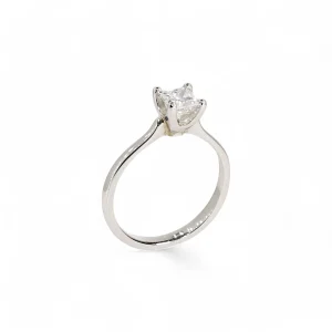 0.73ct Diamond Platinum Ring