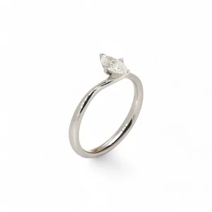0.51ct Diamond Platinum Ring