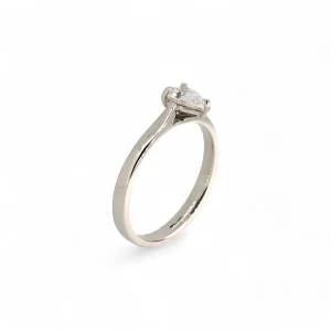 0.70ct Diamond Platinum Ring