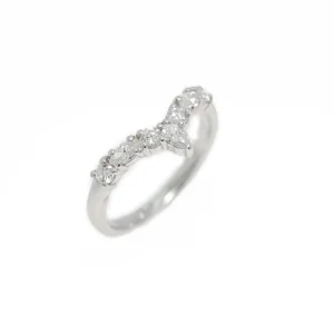 Wishbone design ring 0.50ct