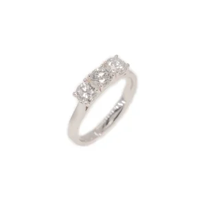 Platinum diamond three stone 1.20ct