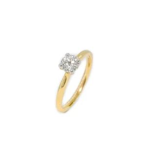 18ct Yellow Gold 0.57 Carat Diamond Solitaire