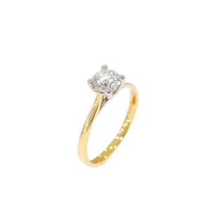 18ct Yellow Gold 0.73ct Diamond Ring